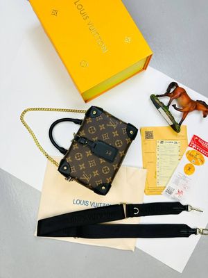 Louis Vuitton Women's LV Monogram Petite Malle Souple Shoulder Bag The Snug Spot