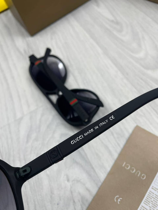 Gucci Aviator Black Blue Sunglasses | Luxury Designer 